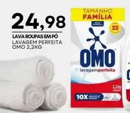 Mercadão Atacadista Lava roupas em pó lavagem perfeita omo oferta