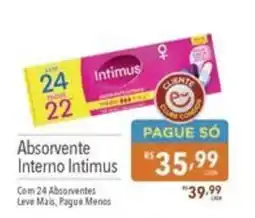 Supermercados Condor Absorvente Interno Intimus oferta