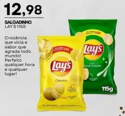 Mercadão Atacadista Salgadinho lay's oferta