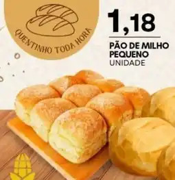 Mercadão Atacadista Pão de milho pequeno unidade oferta