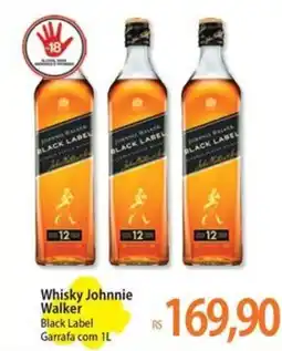 Atacadão Whisky Johnnie Walker Black Label Garrafa oferta