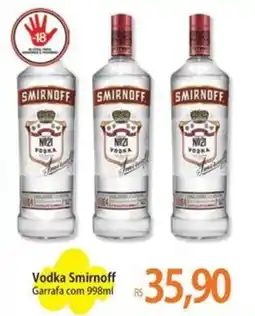 Atacadão Vodka Smirnoff oferta