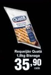 Rossi Supermercado Requeijao Quata 1.8kg Bisnaga oferta