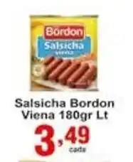Rossi Supermercado Salsicha Bordon Viena 180g Lt oferta