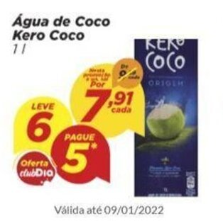 Dia Agua de Coco Kero Coco 1L oferta