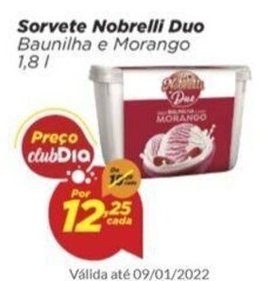 Sorvete Nobrelli Duo 1.8L