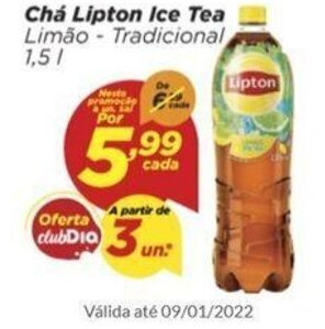 Dia Cha Lipton Ice Tea 1.5L oferta