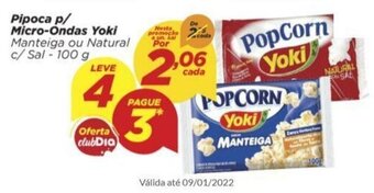 Dia Pipoca p/ Microondas Yoki 100g oferta