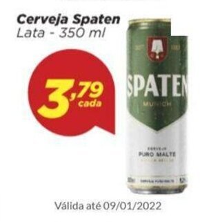 Dia Cerveja Spaten 350ml oferta