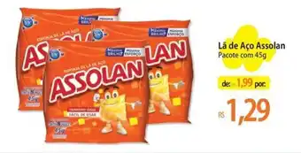 Lã de Aço Assolan Pacote