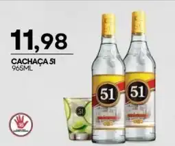 Mercadão Atacadista Cachaça 51 oferta