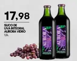 Mercadão Atacadista Suco de uva integral aurora vidro oferta