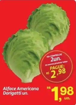 Fort Atacadista Alface Americana Dorigatti un. oferta