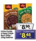 Fort Atacadista Linha Cozido a Vapor Caldo Bom/ Sabores oferta