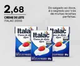 Mercadão Atacadista Creme de leite italac oferta