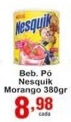 Rossi Supermercado Beb. po Nesquik Morango 380g oferta
