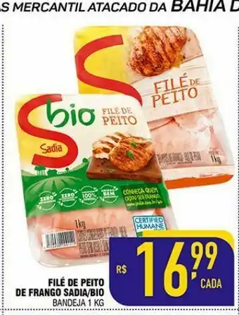 Mercantil Rodrigues Filé de frango sadia oferta
