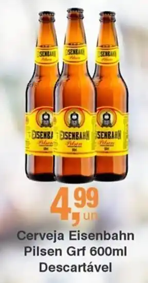 Cerveja Eisenbahn Oilsen Grf 600ml Descartavel