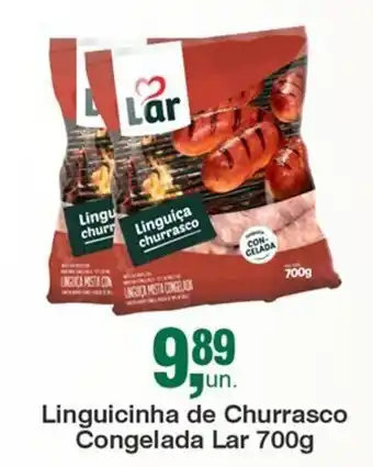 Linguicinha de Churrasco Congelada Lar 700g