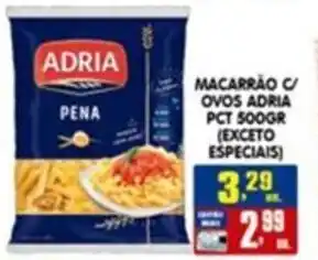 Macarrão c/ ovos adria pct