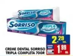 Higa's Supermercado CREME DENTAL SORRISO TRIPLA COMPLETA oferta