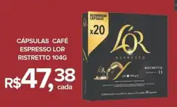 Super Bom Cápsulas café espresso lor ristretto oferta