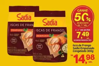 Isca de Frango Sadia Empanado Congelado