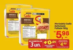 Fort Atacadista Mortadela Sadia Defumada Fatiada oferta