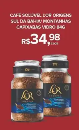Super Bom Café solúvel l'or origens sul da bahia/ montanhas capixabas vidro oferta