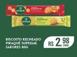 Super Bom Biscoito recheado piraque supreme sabores oferta