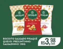 Super Bom Biscoito salgado piraquê queijo/presuntinho/ salgadinho oferta