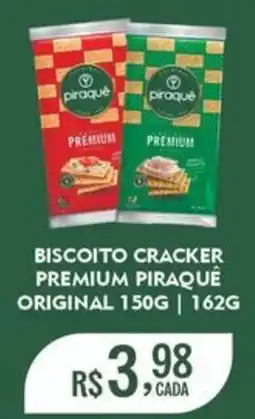 Super Bom Biscoito cracker premium piraquê original oferta
