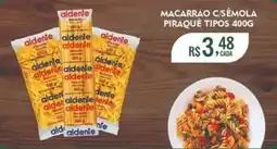 Super Bom Macarrão c/semola piraquê tipos oferta