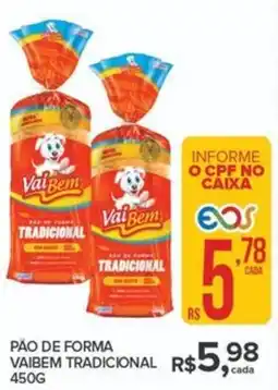 Super Bom Pão de forma vaibem tradicional oferta