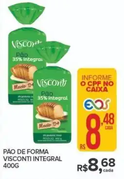 Super Bom Pão de forma visconti integral oferta