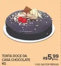 Super Bom Torta doce da casa chocolate oferta