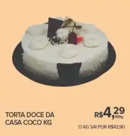 Super Bom Torta doce da casa coco oferta
