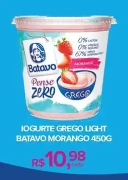 Super Bom Iogurte grego light batavo morango oferta