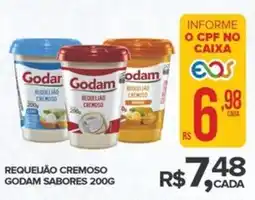 Super Bom Requeijão cremoso godam sabores oferta
