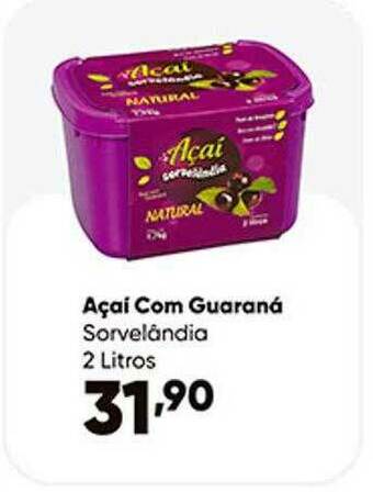 Zaffari Açai Com Guaraná Sorvelândia oferta
