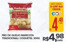 Super Bom Pão de queijo maricota tradicional/ coquetel oferta