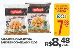 Super Bom Salgadinho maricota sabores congelado oferta