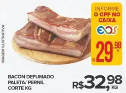 Super Bom Bacon defumado paleta/ pernil corte oferta