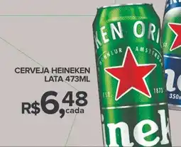 Super Bom Cerveja heineken lata oferta