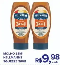 Super Bom Molho 3em1 hellmanns squeeze oferta