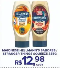 Super Bom Maionese hellmann's sabores / stranger things squeeze oferta