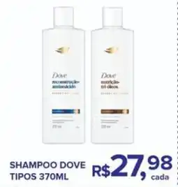 Super Bom Shampoo dove tipos oferta