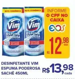 Super Bom Desinfetante vim espuma poderosa sache oferta
