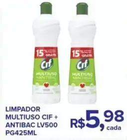 Super Bom Limpador multiuso cif + antibac oferta