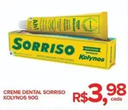Super Bom Creme dental sorriso kolynos oferta